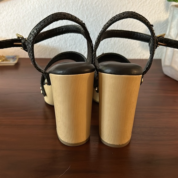 Sarto platform leather sandals - Picture 4 of 7